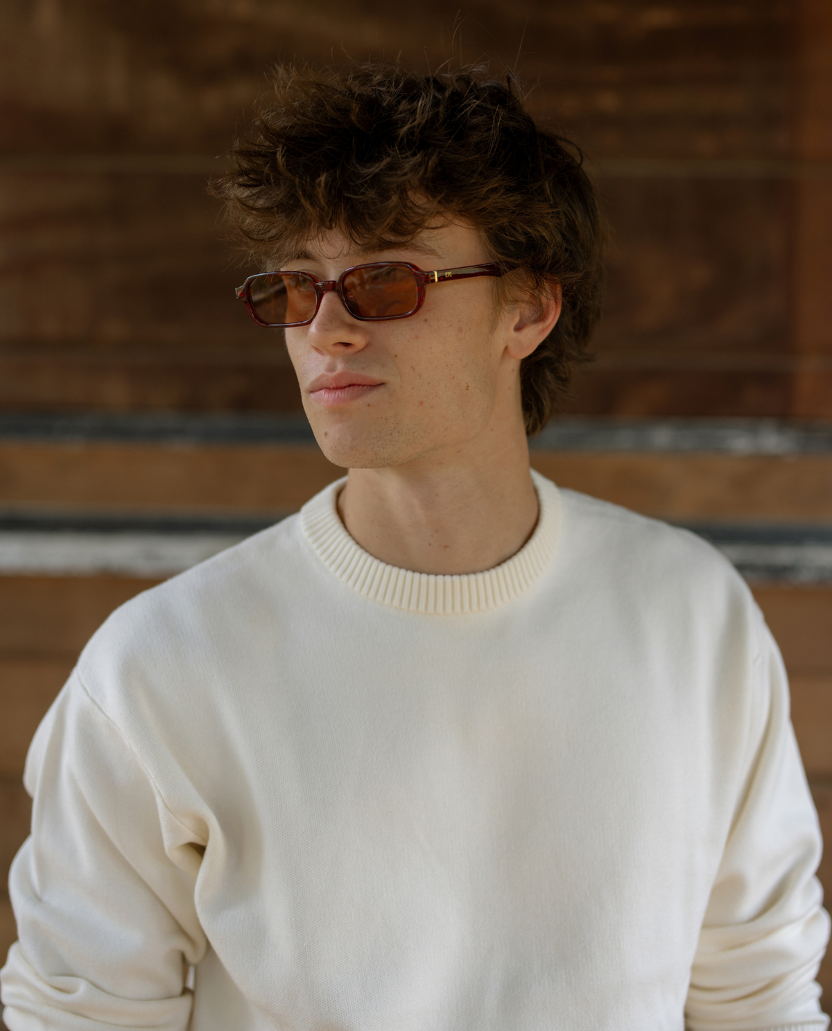 Hudson sunglasses by ETC in Cola #Color_Cola