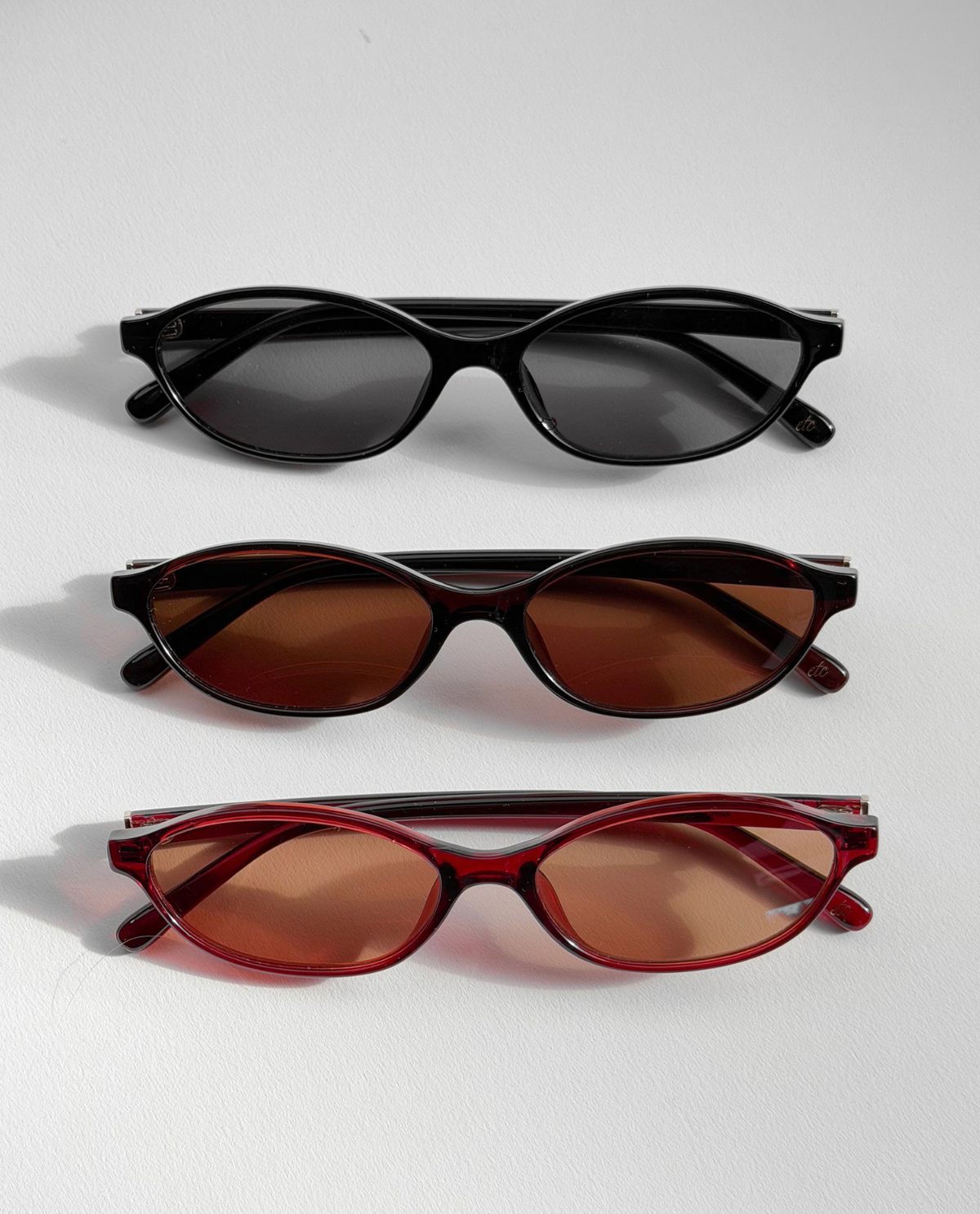 Tinsley sunglasses by ETC in Black, Brown and Cola